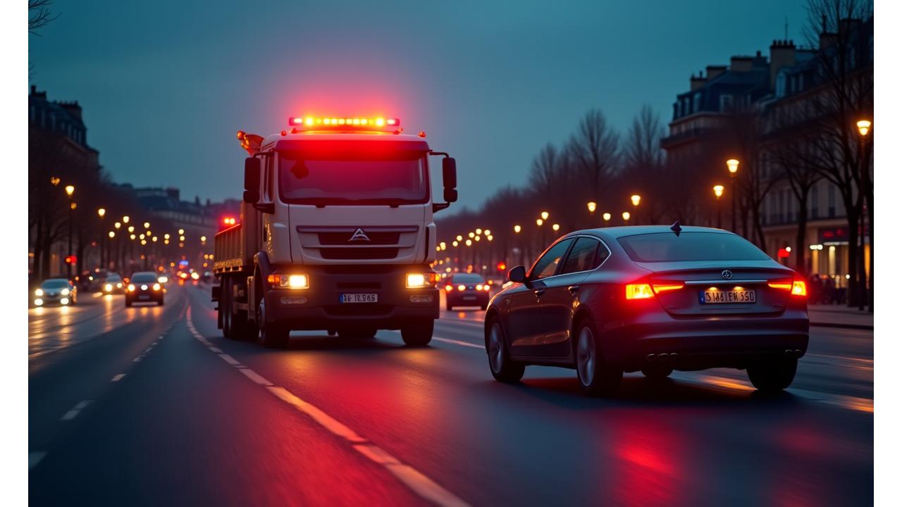 Intervention SOS Remorquage Paris
